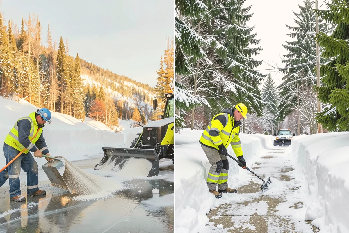 Snow Drift Removal in Langley, Island County, WA - Identify drift zones along walls, fences, and entries