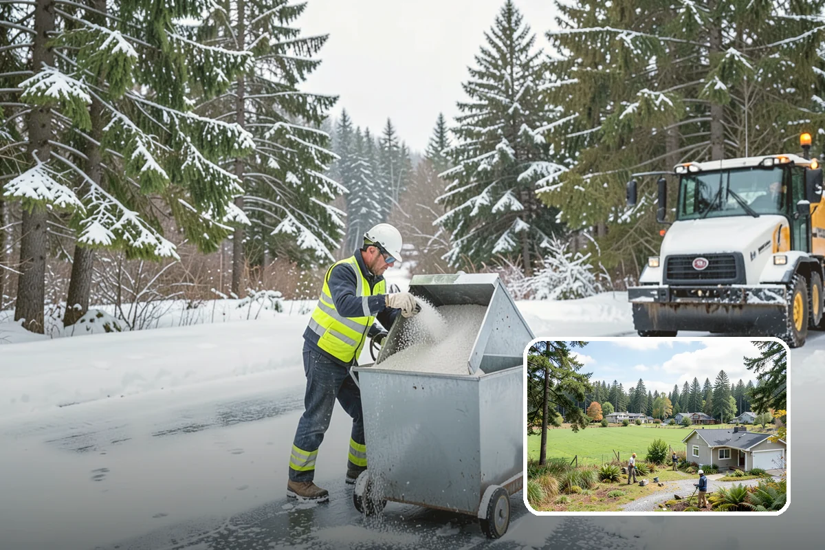 Snow Drift Removal in Lyman, Skagit County, WA - Targeted clearing of wind-built drifts