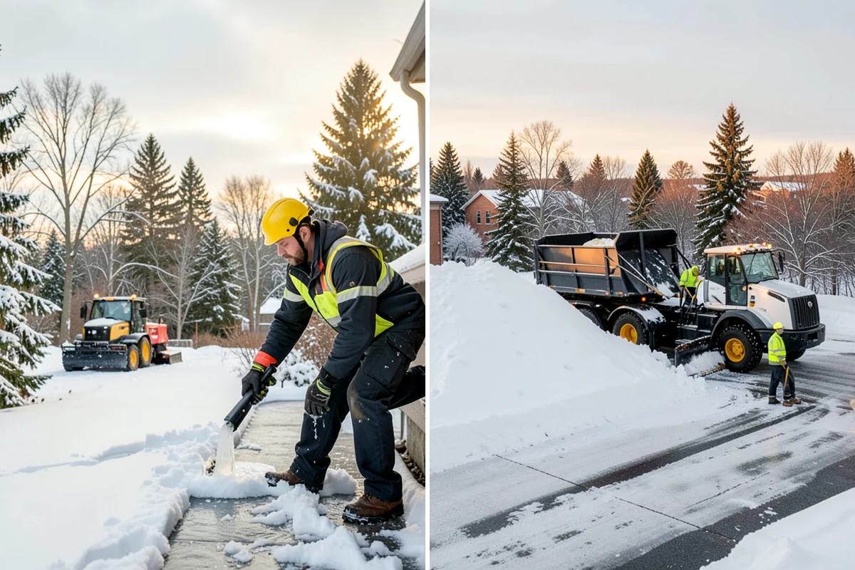 Snow Drift Removal in Lyman, Skagit County, WA - Identify drift zones along walls, fences, and entries