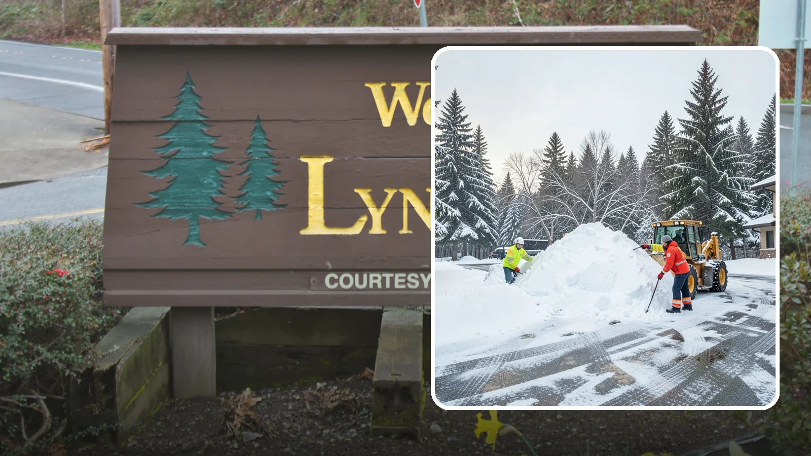 Snow Drift Removal in Lynnwood, Snohomish County, WA - We clear the deep drifts that wind piles against your buildings, gates, and driveways during a storm.