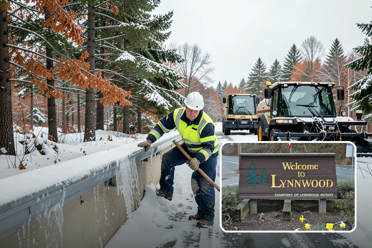 Snow Drift Removal in Lynnwood, Snohomish County, WA - Targeted clearing of wind-built drifts