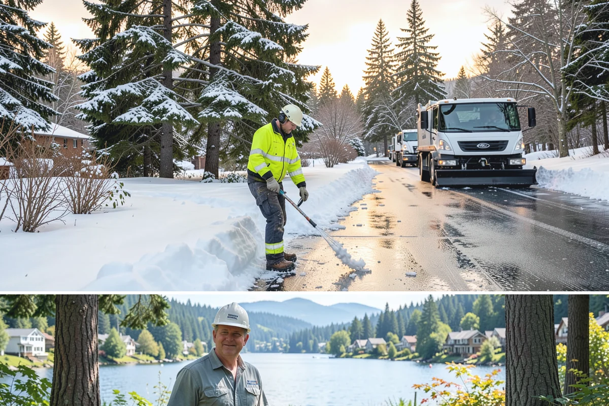 Snow Drift Removal in Milton, King County, WA - Drifting is worst during windy cold snaps, most common from December through February.