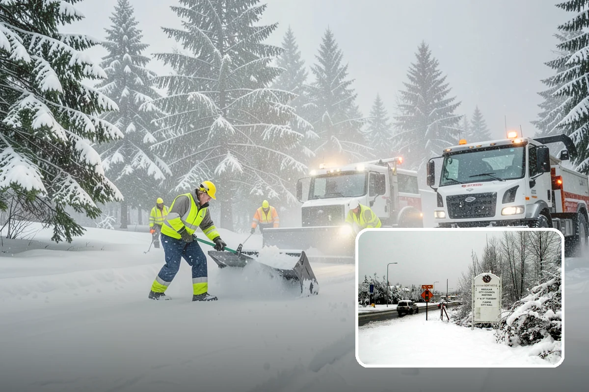 Snow Drift Removal in Newcastle, King County, WA - Targeted clearing of wind-built drifts