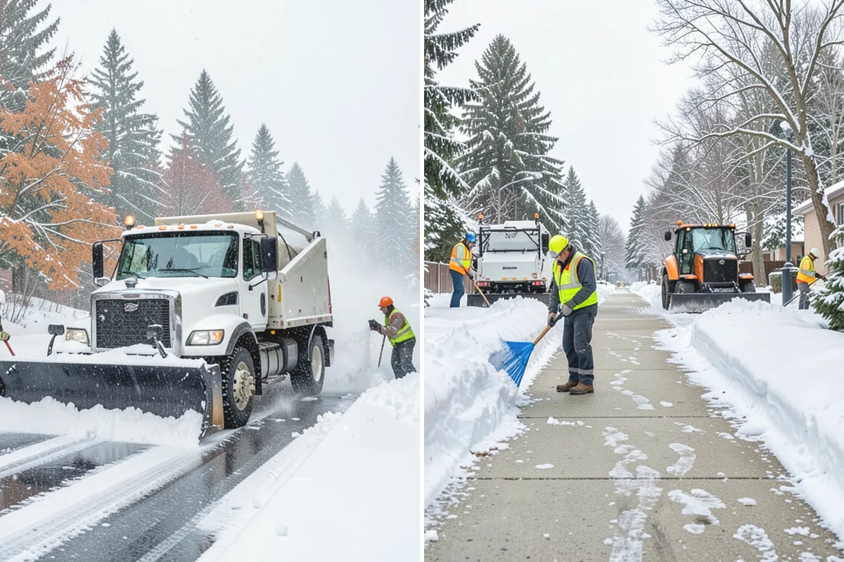 Snow Drift Removal in North Bend, King County, WA - Identify drift zones along walls, fences, and entries