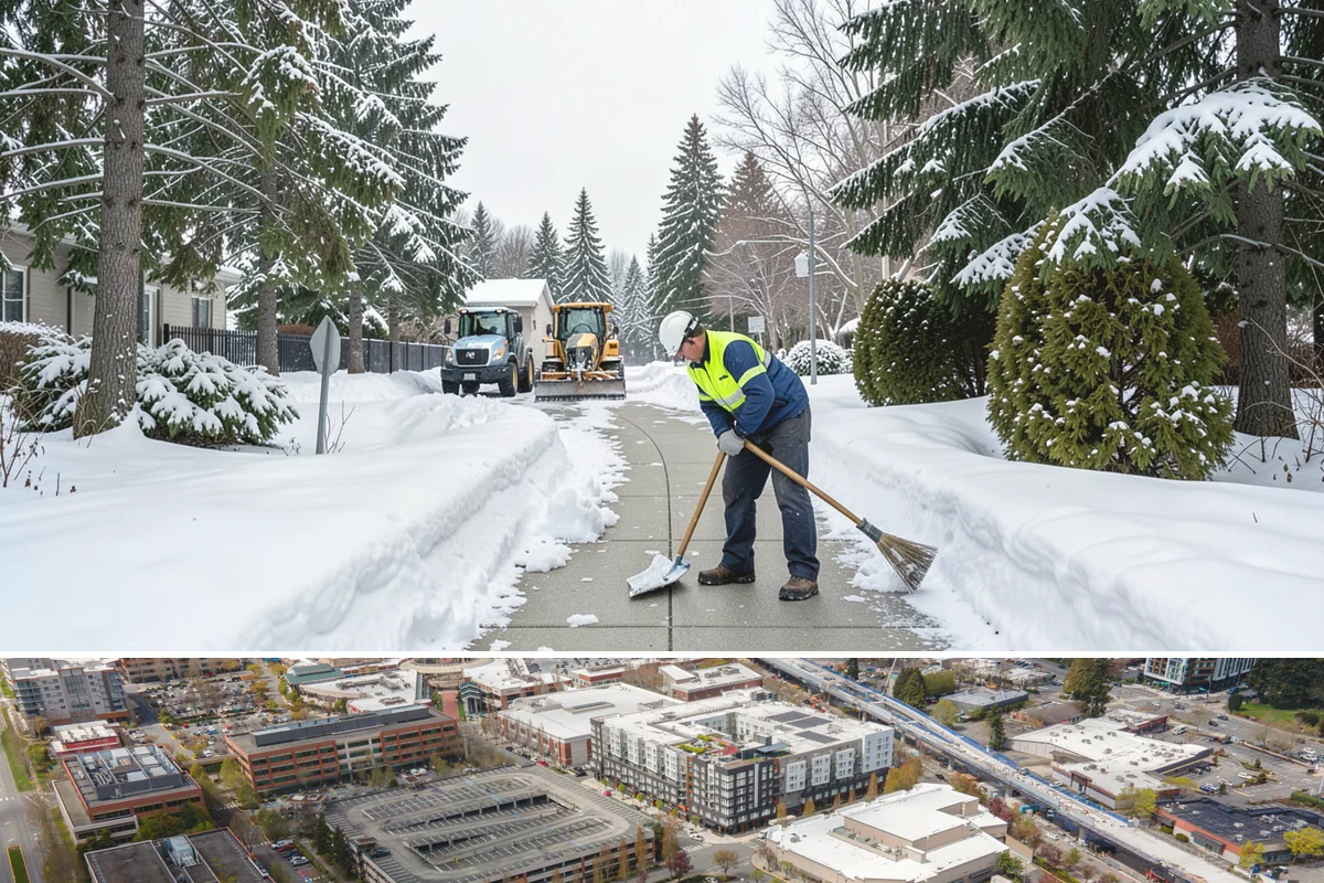 Snow Drift Removal in Redmond, King County, WA - Drifting is worst during windy cold snaps, most common from December through February.
