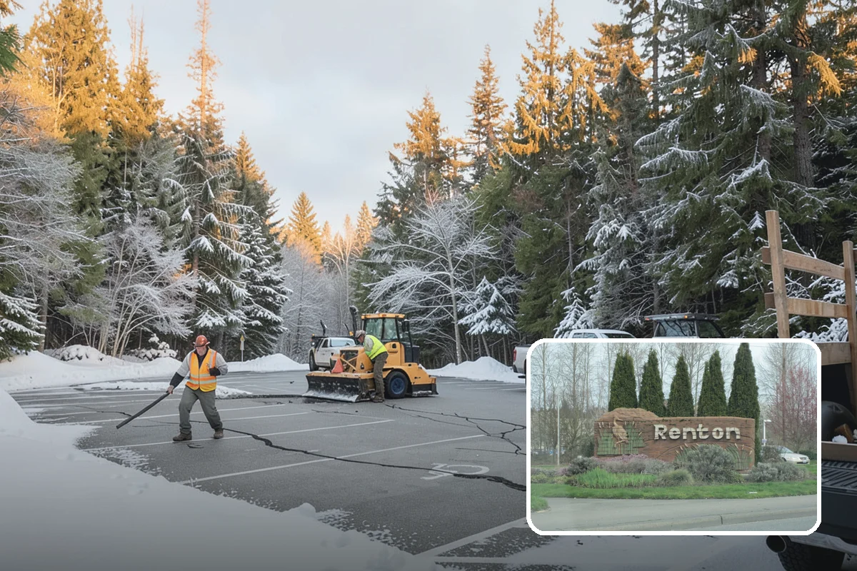 Snow Drift Removal in Renton, King County, WA - Targeted clearing of wind-built drifts