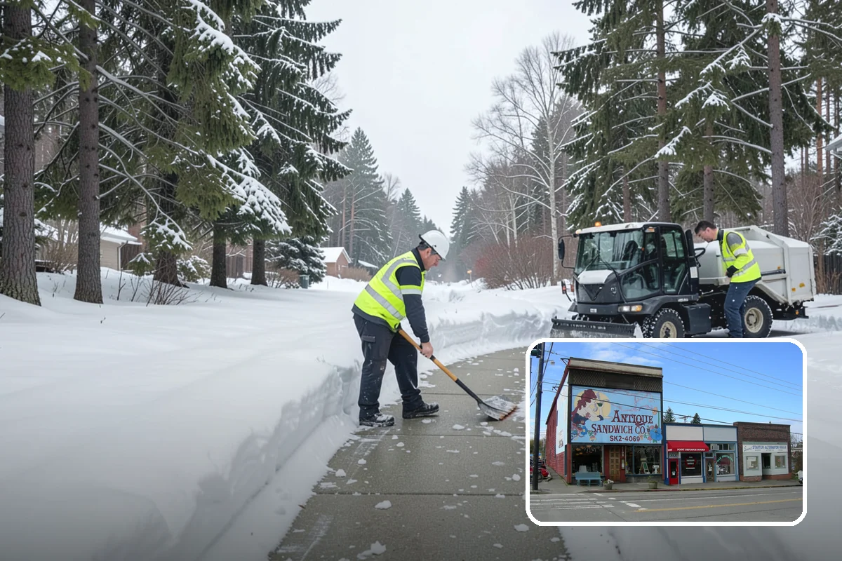 Snow Drift Removal in Ruston, Pierce County, WA - Targeted clearing of wind-built drifts