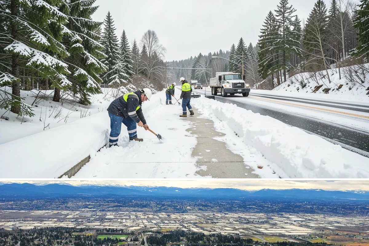 Snow Drift Removal in SeaTac, King County, WA - Drifting is worst during windy cold snaps, most common from December through February.