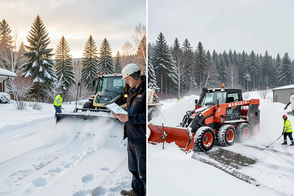 Snow Drift Removal in Seattle, King County, WA - Identify drift zones along walls, fences, and entries