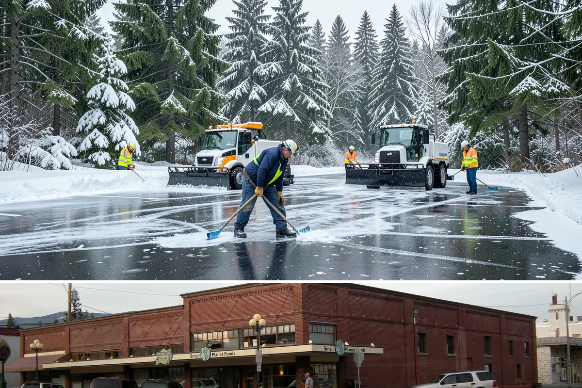 Snow Drift Removal in Sedro-Woolley, Skagit County, WA - Drifting is worst during windy cold snaps, most common from December through February.