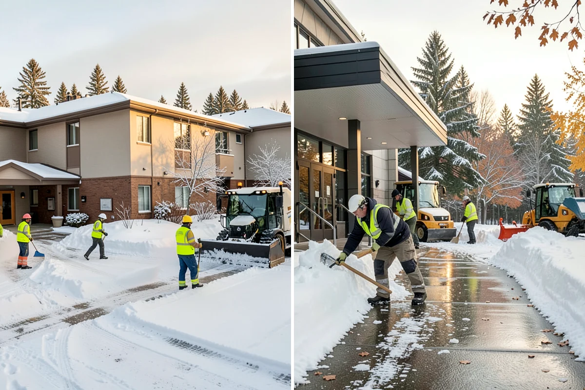 Snow Drift Removal in Shoreline, King County, WA - Identify drift zones along walls, fences, and entries