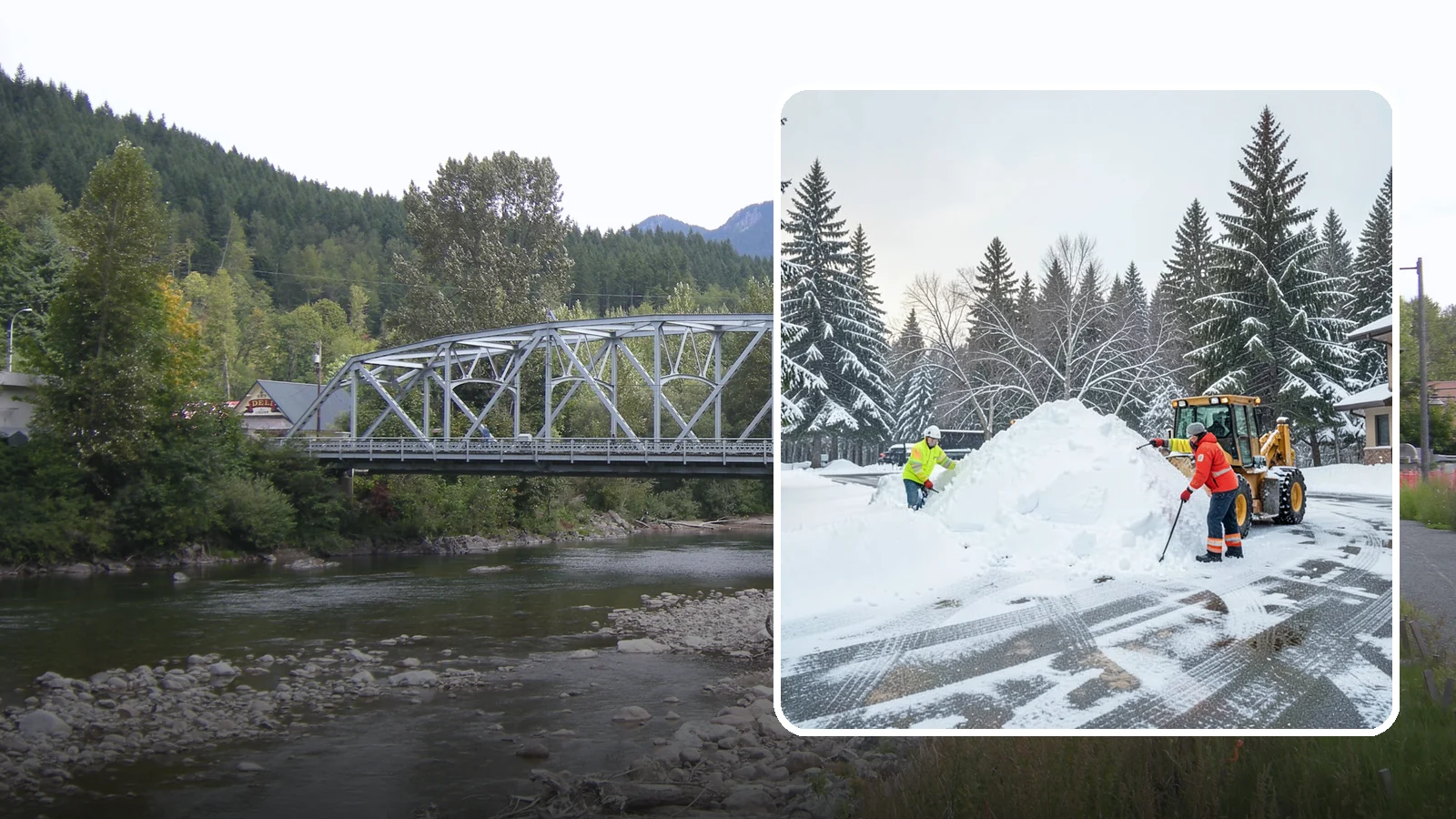 Snow Drift Removal in Skykomish, King County, WA - We clear the deep drifts that wind piles against your buildings, gates, and driveways during a storm.