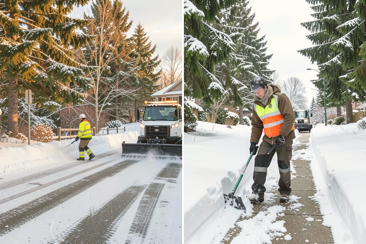 Snow Drift Removal in Snohomish, Snohomish County, WA - Identify drift zones along walls, fences, and entries