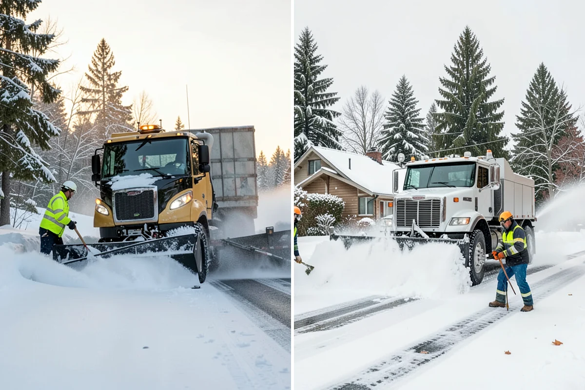 Snow Drift Removal in Snoqualmie, King County, WA - Identify drift zones along walls, fences, and entries
