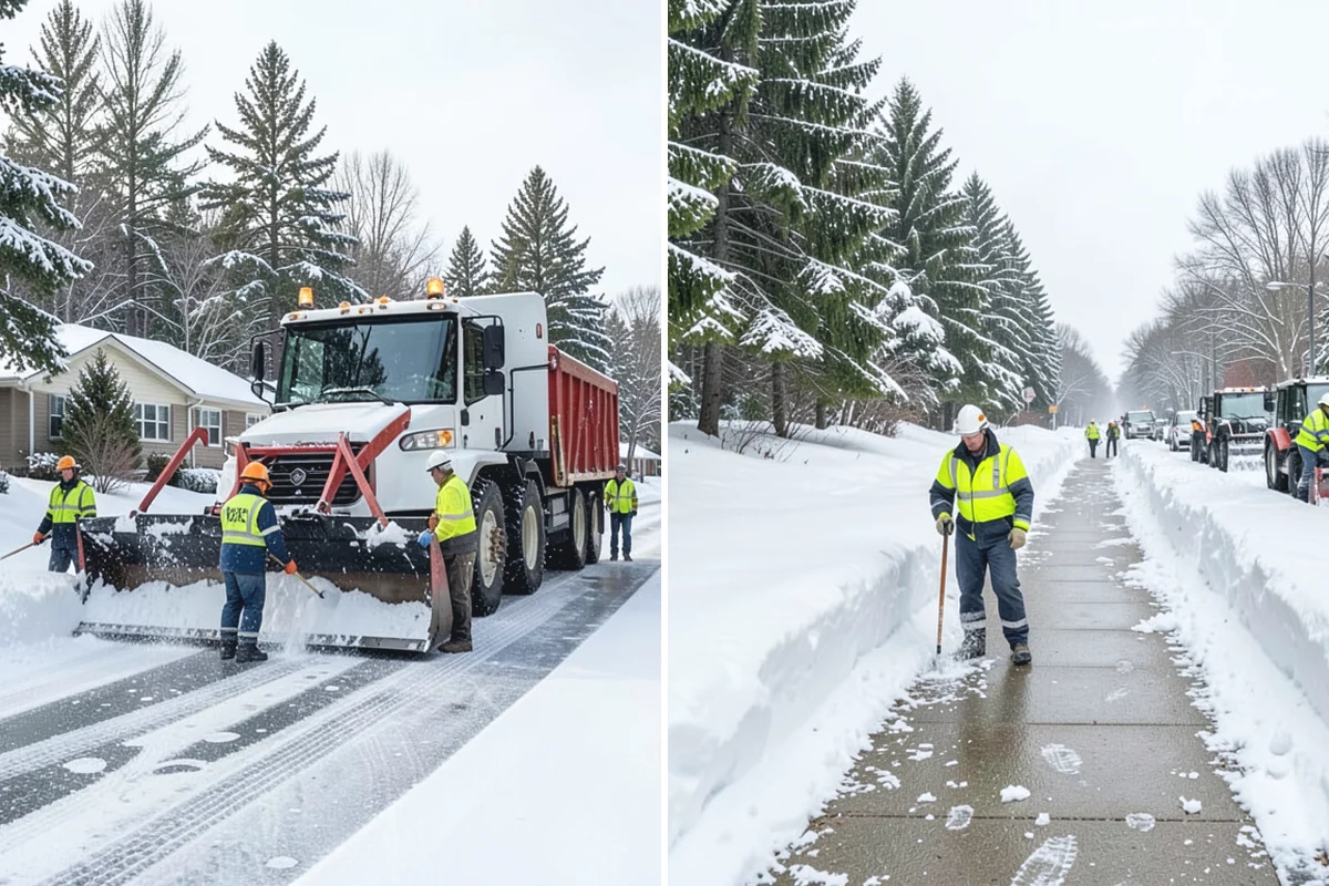Snow Drift Removal in South Prairie, Pierce County, WA - Identify drift zones along walls, fences, and entries