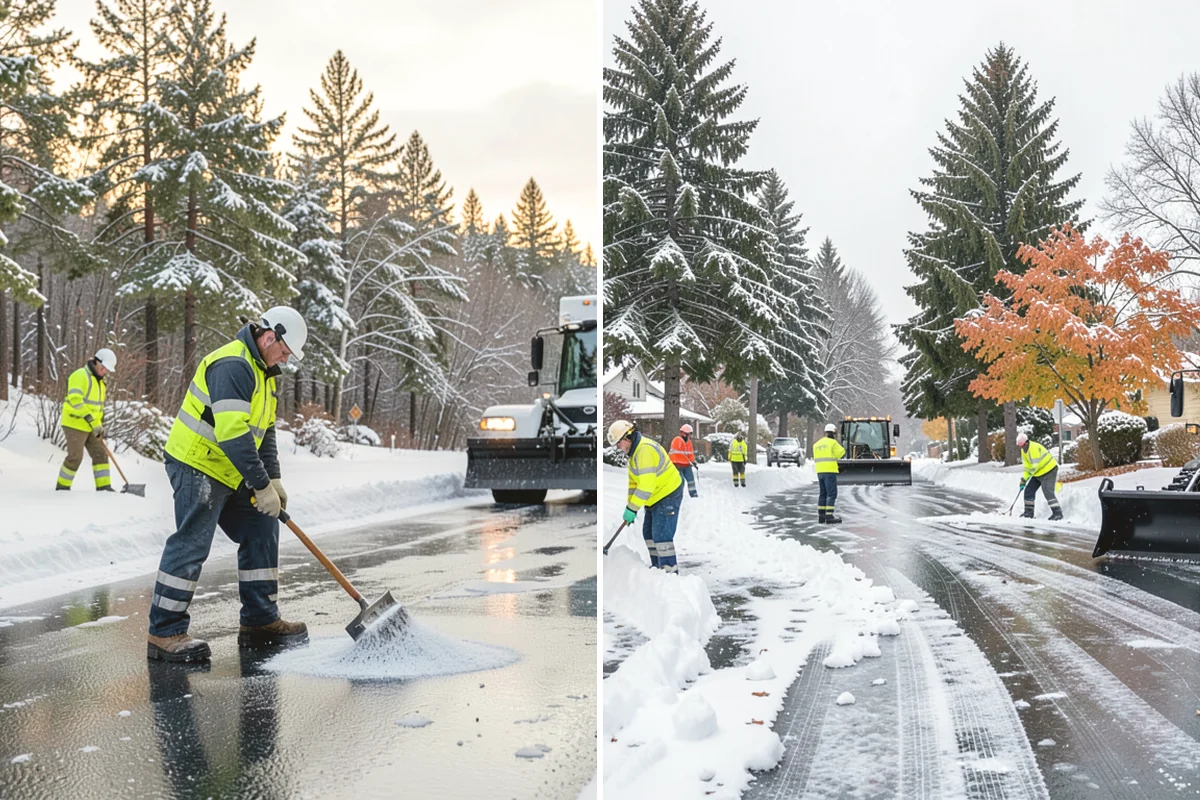 Snow Drift Removal in Tacoma, Pierce County, WA - Identify drift zones along walls, fences, and entries