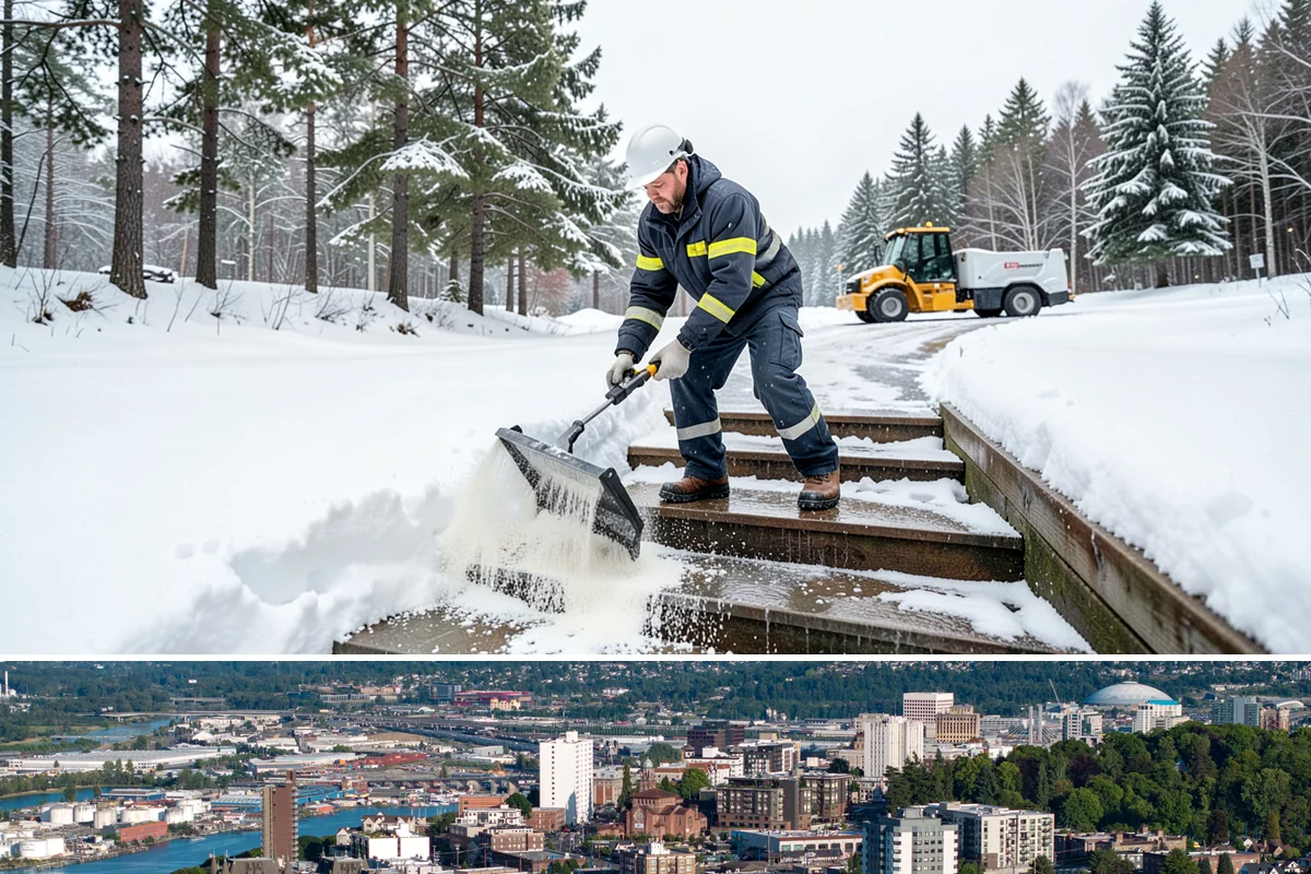Snow Drift Removal in Tacoma, Pierce County, WA - Drifting is worst during windy cold snaps, most common from December through February.