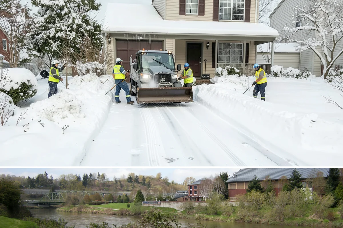 Snow Drift Removal in Tukwila, King County, WA - Drifting is worst during windy cold snaps, most common from December through February.