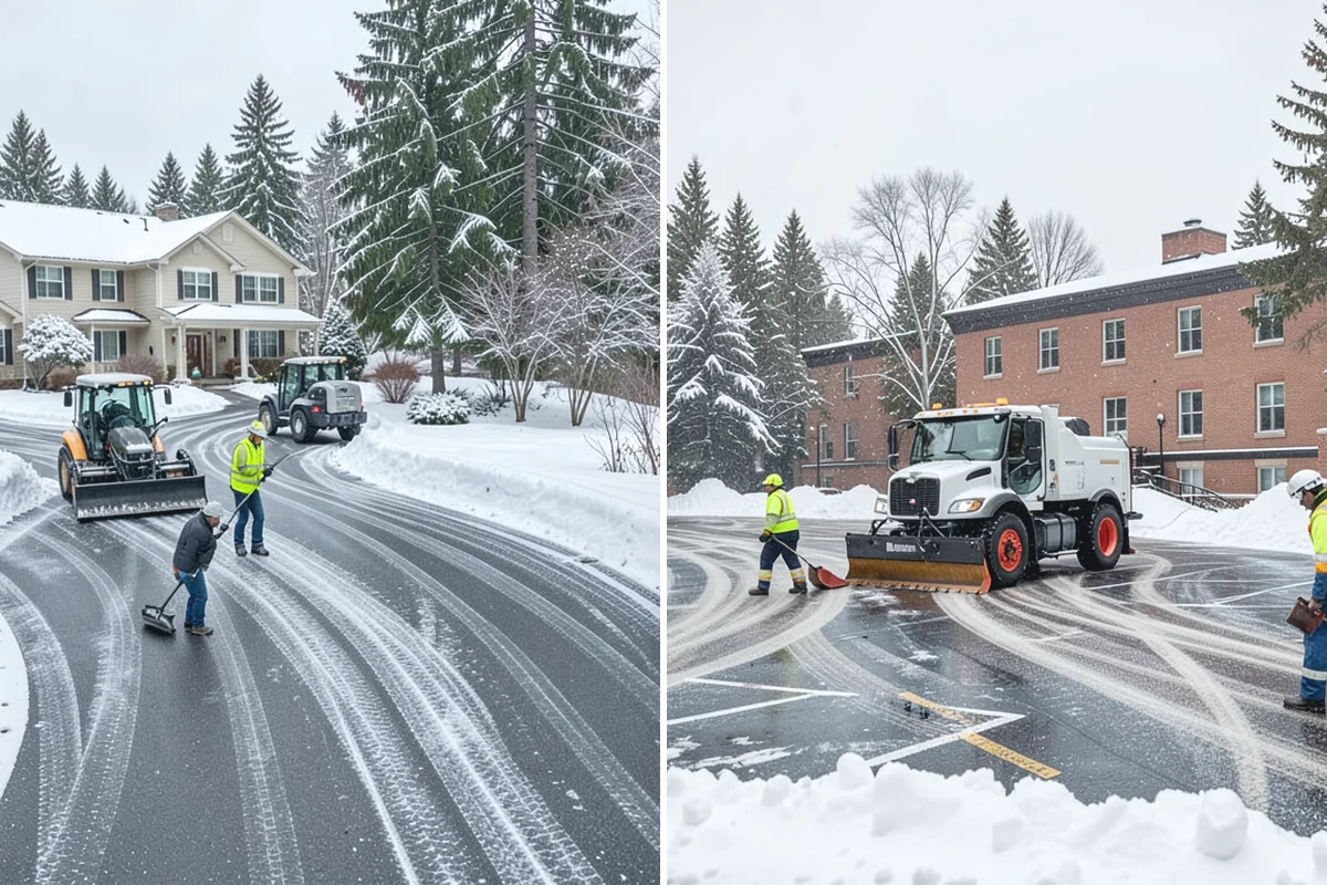 Snow Drift Removal in Wilkeson, Pierce County, WA - Identify drift zones along walls, fences, and entries