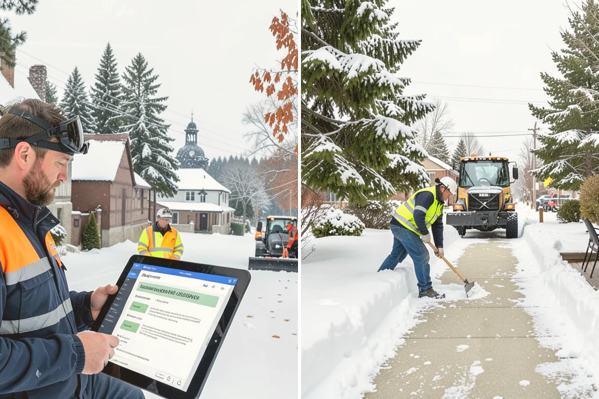Snow Event Inspections in Algona, King County, WA - Define the routes and points to inspect
