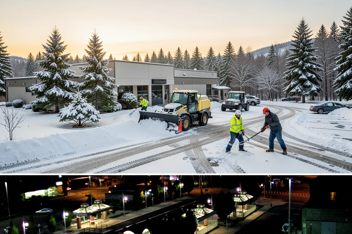 Snow Event Inspections in Auburn, King County, WA - Performed during and after each snow event throughout the winter season.