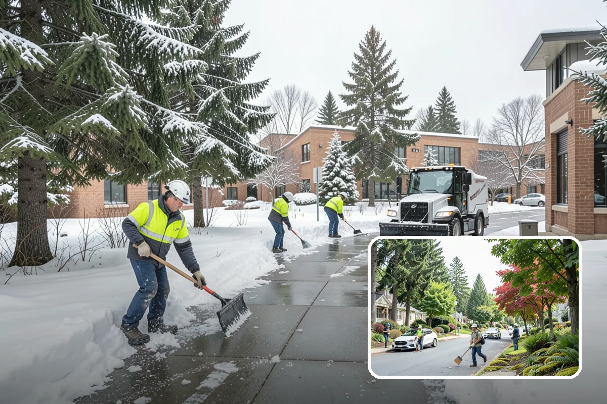 Snow Event Inspections in Beaux Arts Village, King County, WA - Confirms clearing met the required standard