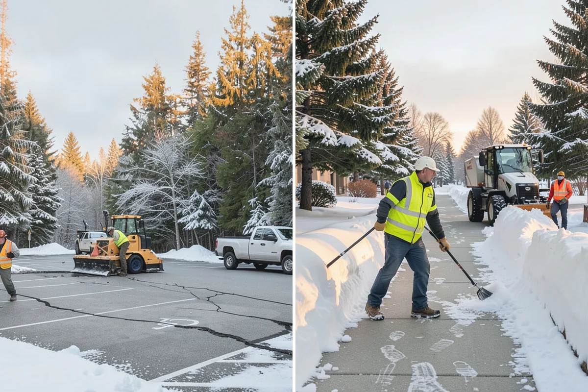 Snow Event Inspections in Beaux Arts Village, King County, WA - Define the routes and points to inspect