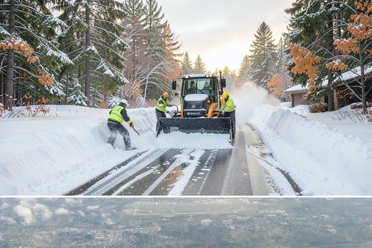 Snow Event Inspections in Burien, King County, WA - Performed during and after each snow event throughout the winter season.