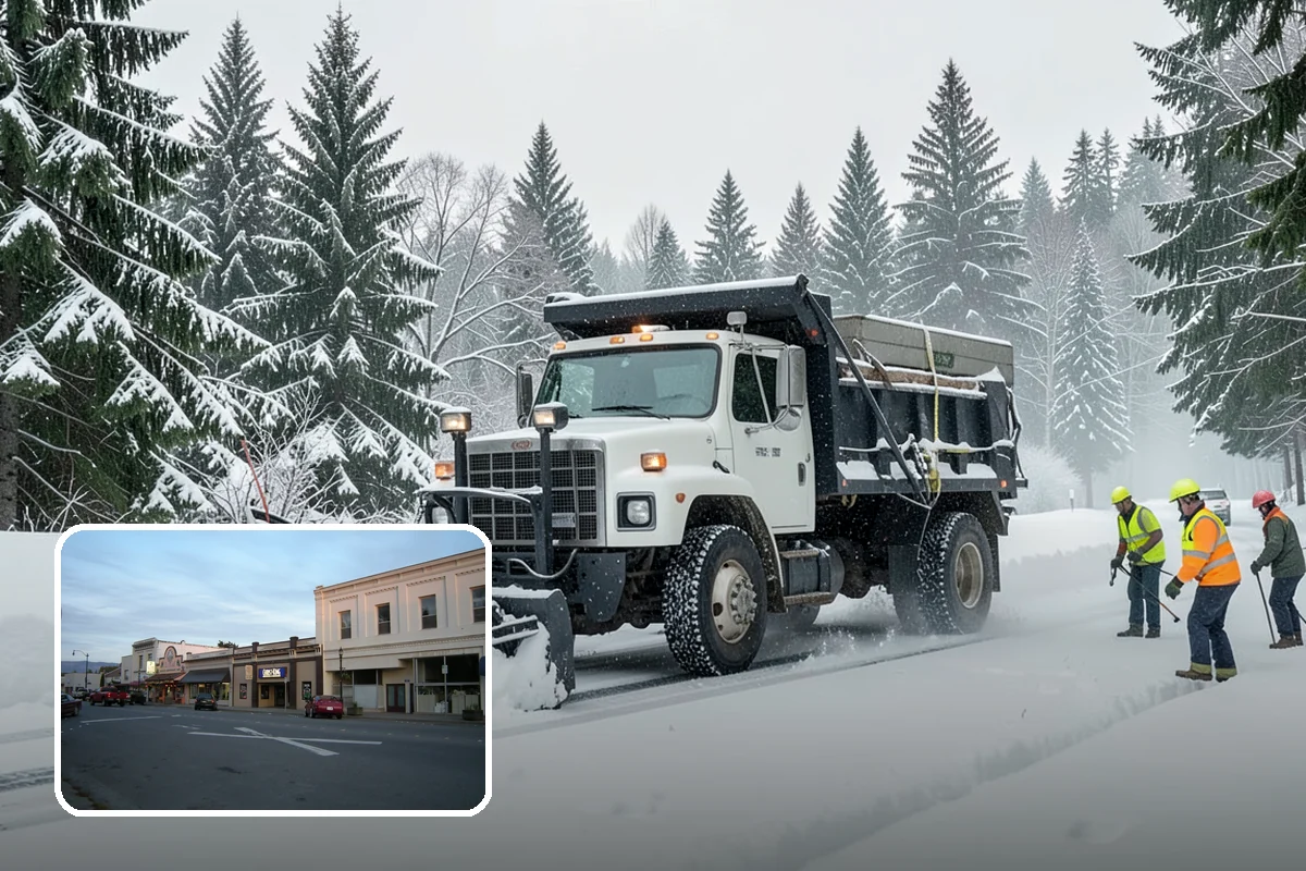 Snow Event Inspections in Burlington, Skagit County, WA - Confirms clearing met the required standard