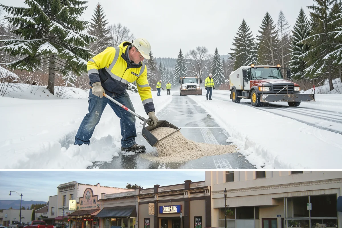 Snow Event Inspections in Burlington, Skagit County, WA - Performed during and after each snow event throughout the winter season.