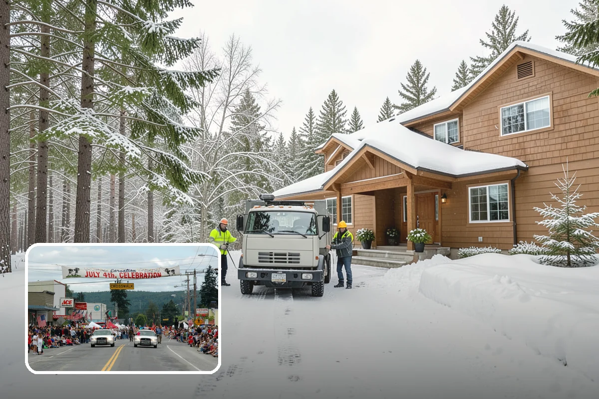 Snow Event Inspections in Carnation, King County, WA - Confirms clearing met the required standard
