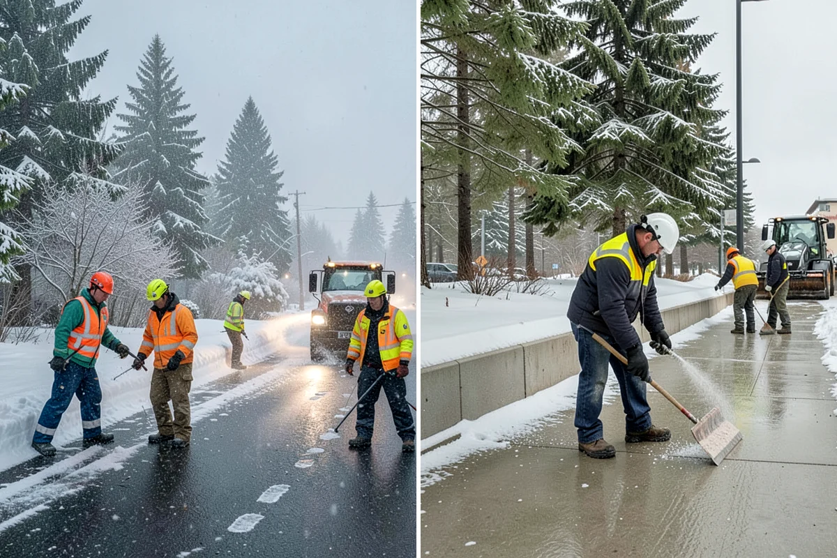 Snow Event Inspections in Clyde Hill, King County, WA - Define the routes and points to inspect