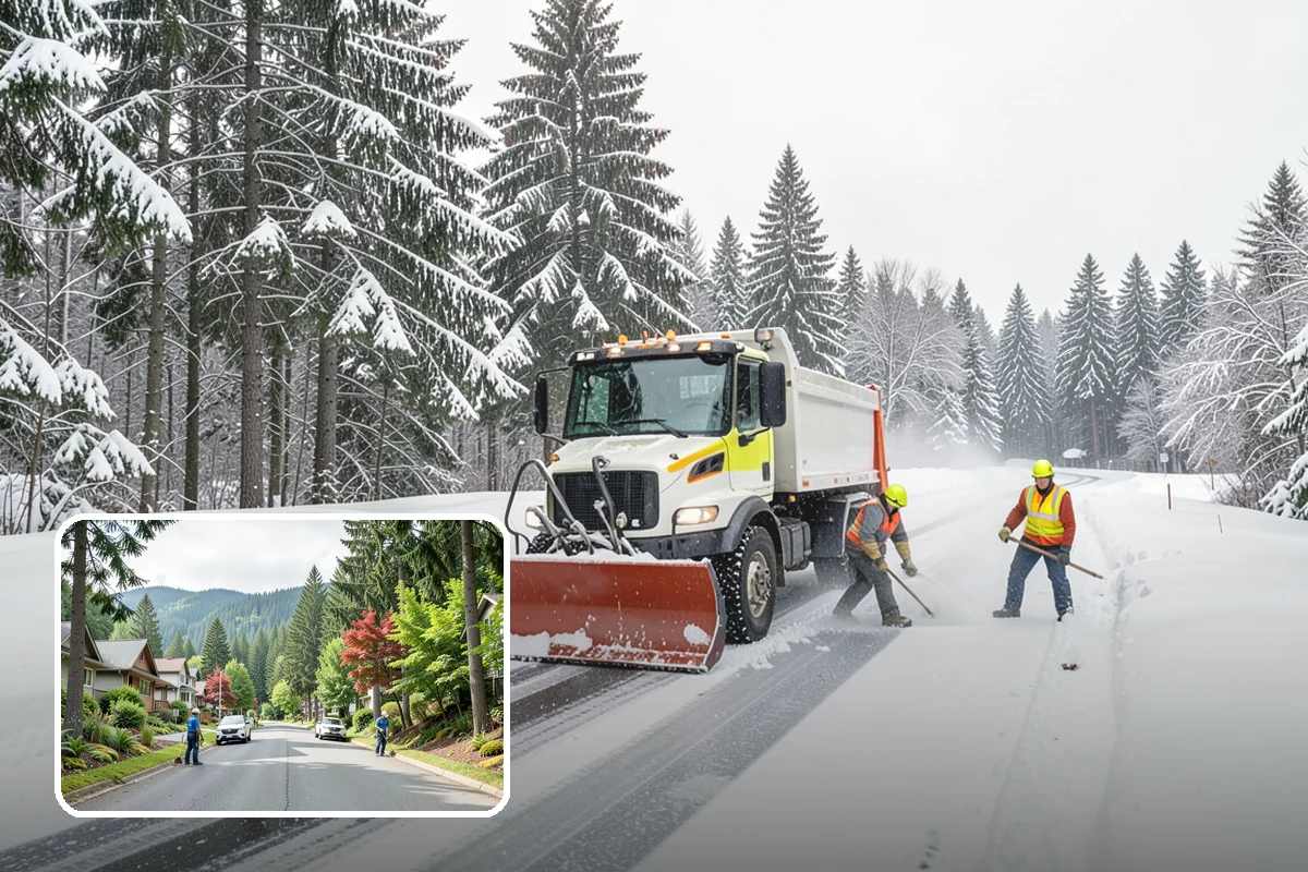 Snow Event Inspections in Darrington, Snohomish County, WA - Confirms clearing met the required standard