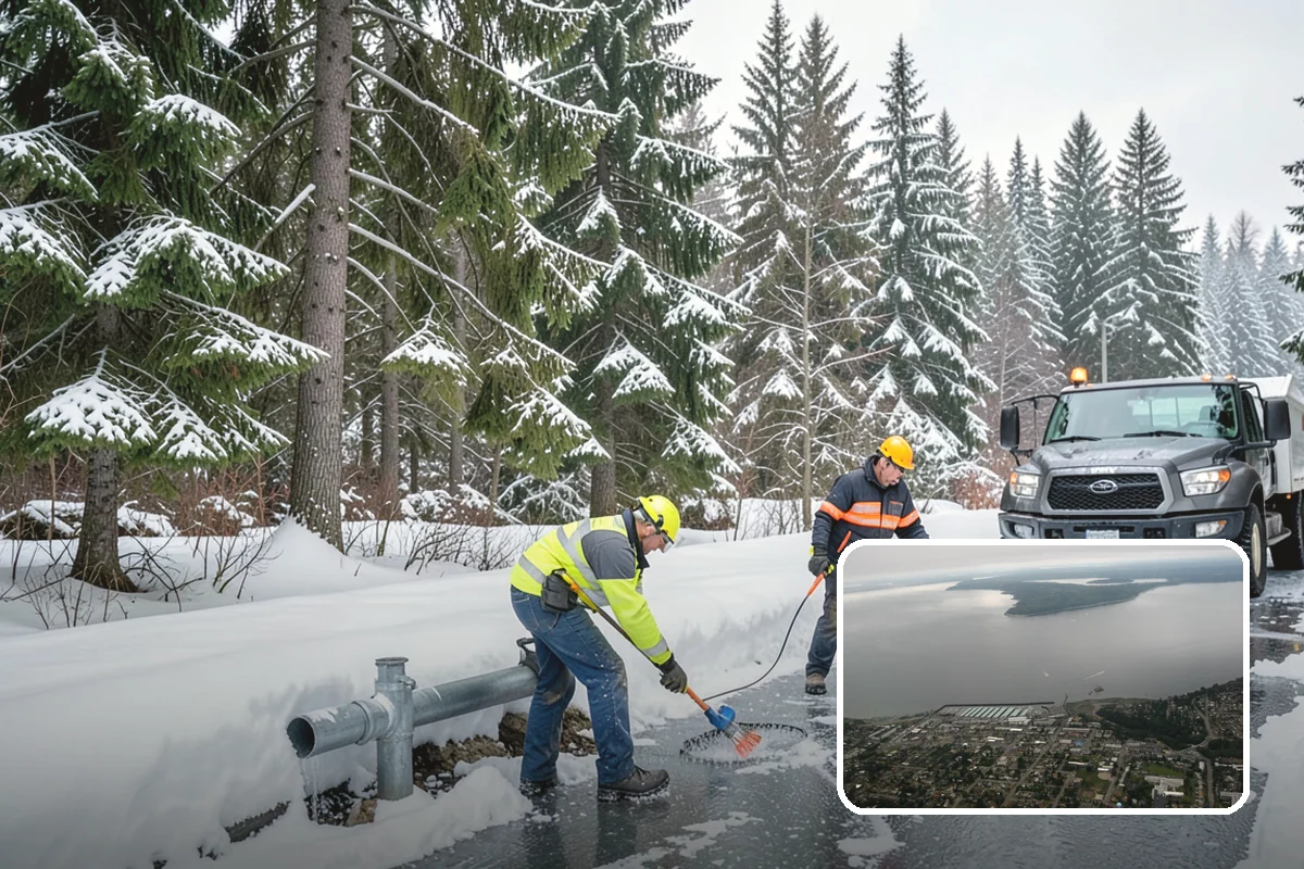 Snow Event Inspections in Des Moines, King County, WA - Confirms clearing met the required standard