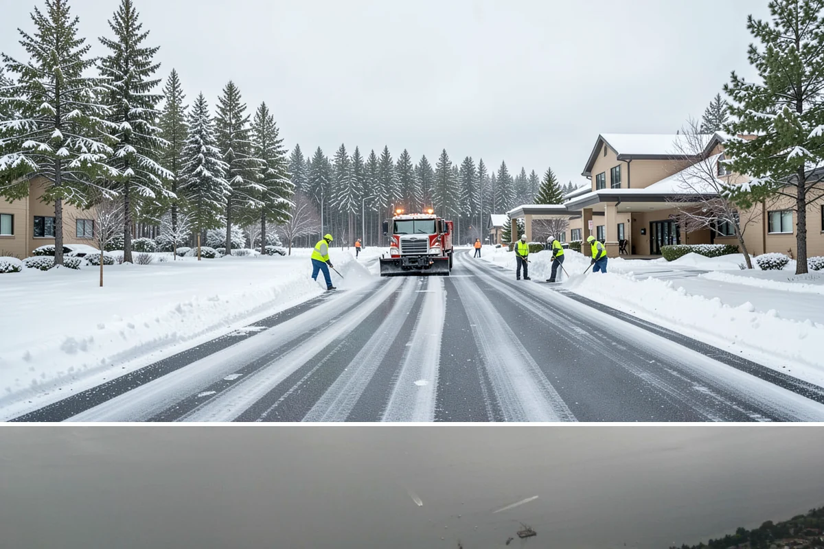 Snow Event Inspections in Des Moines, King County, WA - Performed during and after each snow event throughout the winter season.