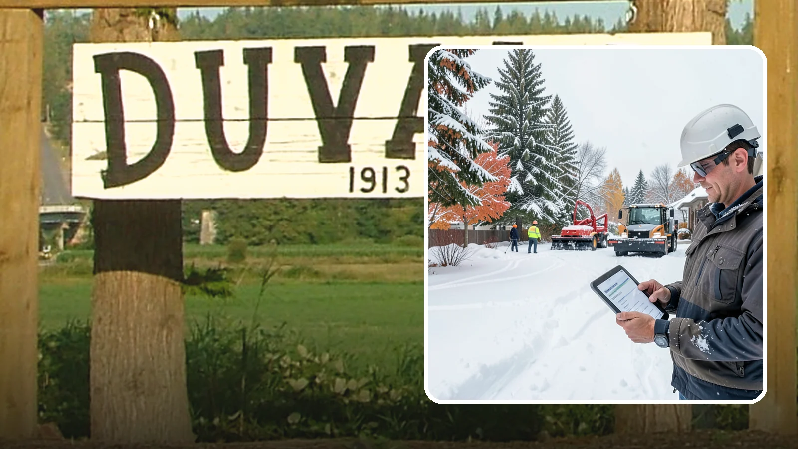Snow Event Inspections in Duvall, King County, WA - We inspect your Western Washington property during and after each snow event to confirm surfaces are cleared and safe.