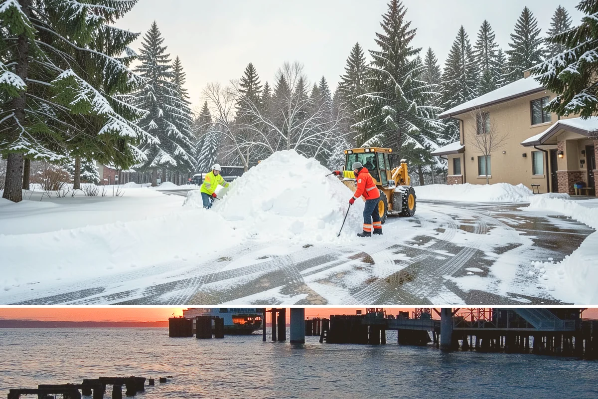 Snow Event Inspections in Edmonds, Snohomish County, WA - Performed during and after each snow event throughout the winter season.