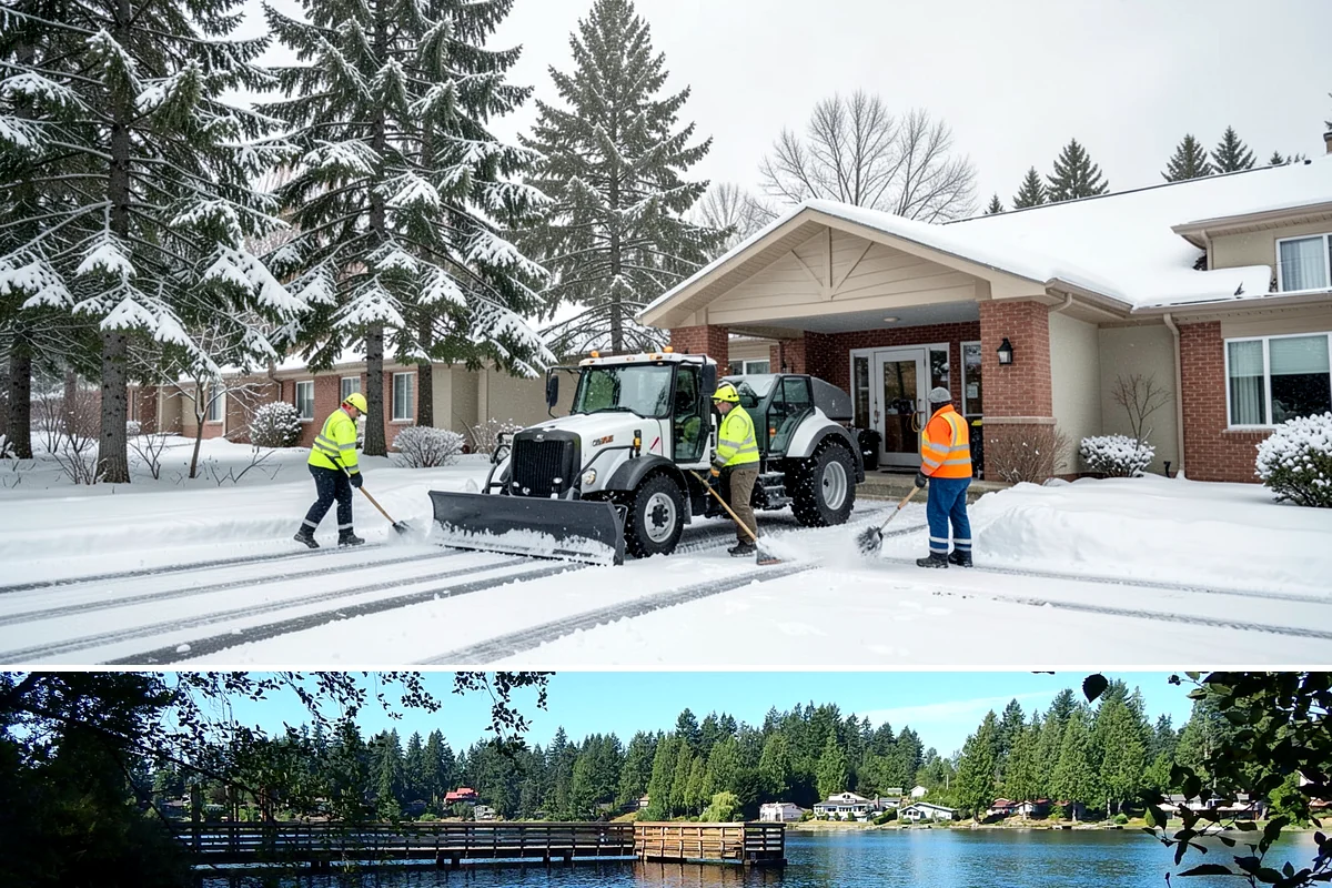 Snow Event Inspections in Federal Way, King County, WA - Performed during and after each snow event throughout the winter season.