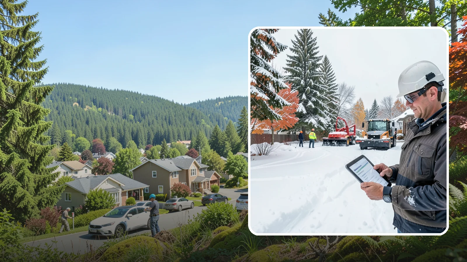 Snow Event Inspections in Index, Snohomish County, WA - We inspect your Western Washington property during and after each snow event to confirm surfaces are cleared and safe.