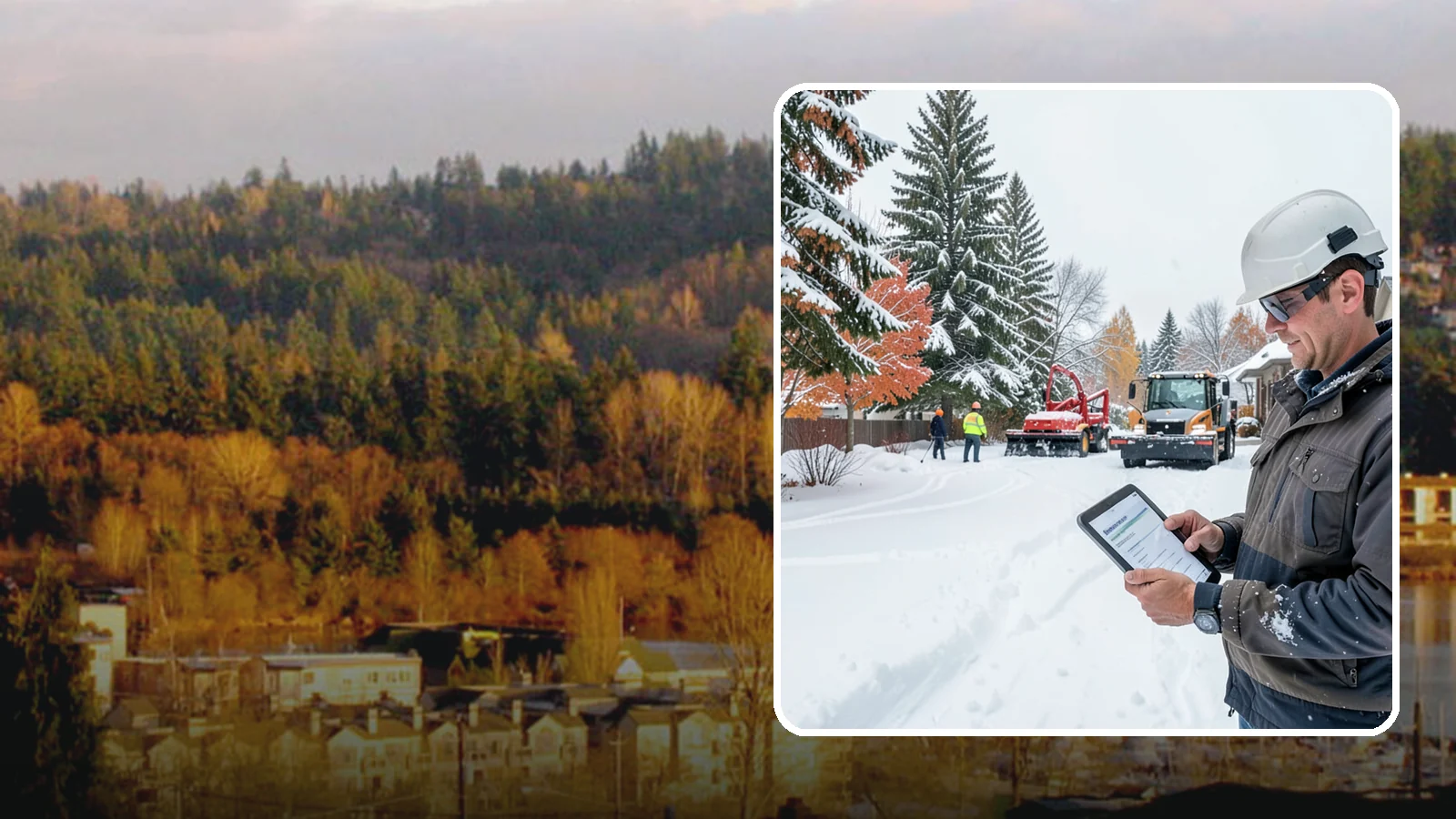 Snow Event Inspections in Kenmore, King County, WA - We inspect your Western Washington property during and after each snow event to confirm surfaces are cleared and safe.
