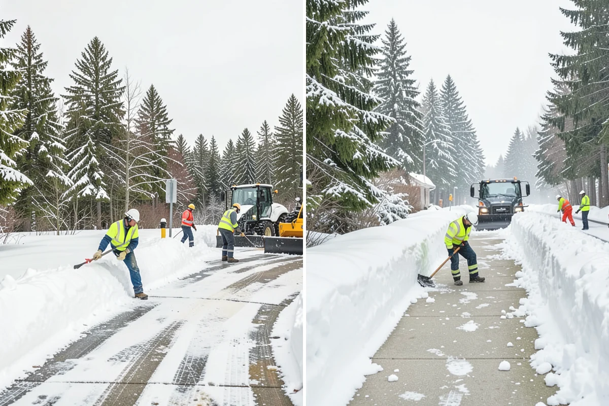 Snow Event Inspections in La Conner, Skagit County, WA - Define the routes and points to inspect