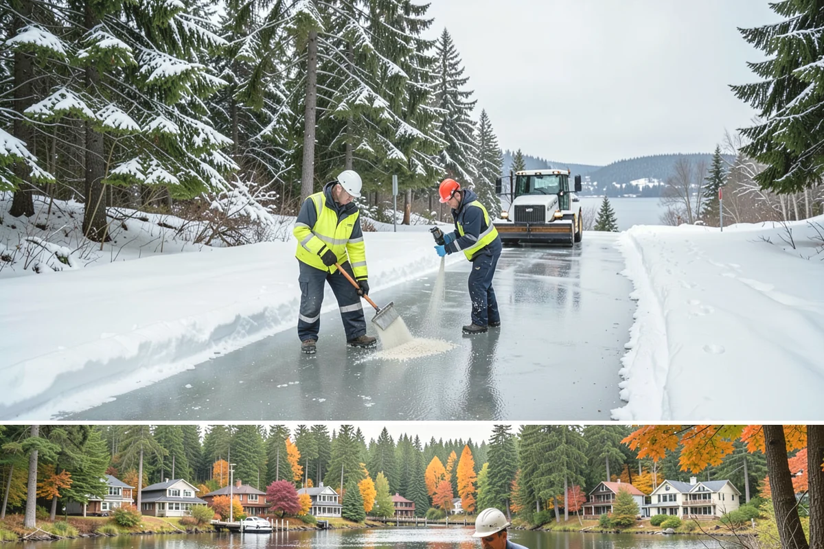 Snow Event Inspections in La Conner, Skagit County, WA - Performed during and after each snow event throughout the winter season.