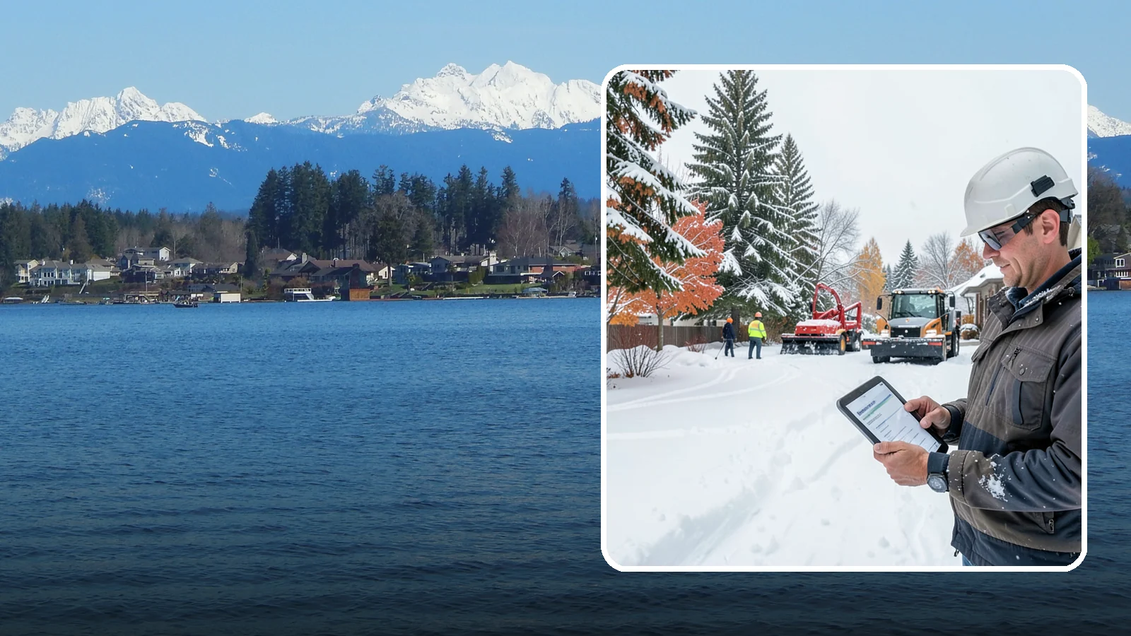 Snow Event Inspections in Lake Stevens, Snohomish County, WA - We inspect your Western Washington property during and after each snow event to confirm surfaces are cleared and safe.