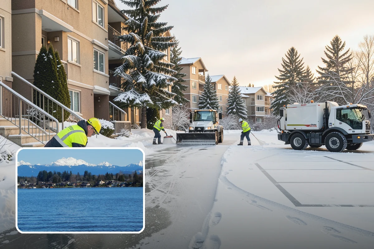 Snow Event Inspections in Lake Stevens, Snohomish County, WA - Confirms clearing met the required standard