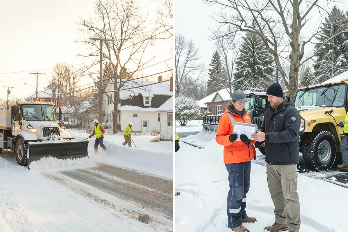 Snow Event Inspections in Lake Stevens, Snohomish County, WA - Define the routes and points to inspect
