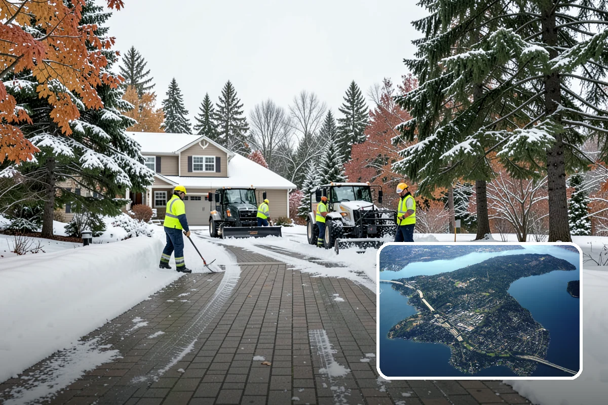 Snow Event Inspections in Mercer Island, King County, WA - Confirms clearing met the required standard