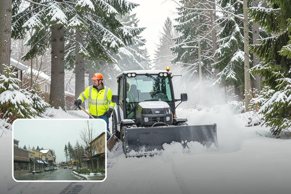 Snow Event Inspections in Mill Creek, Snohomish County, WA - Confirms clearing met the required standard