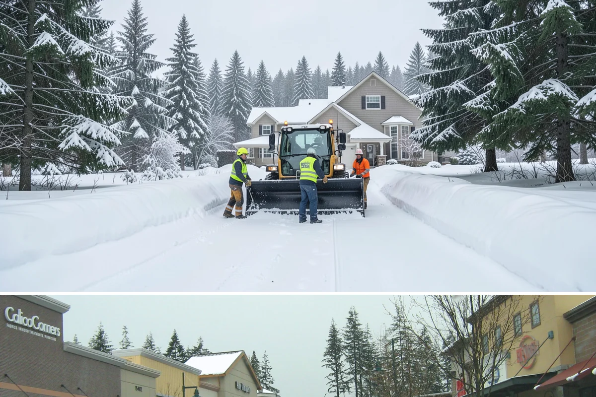 Snow Event Inspections in Mill Creek, Snohomish County, WA - Performed during and after each snow event throughout the winter season.