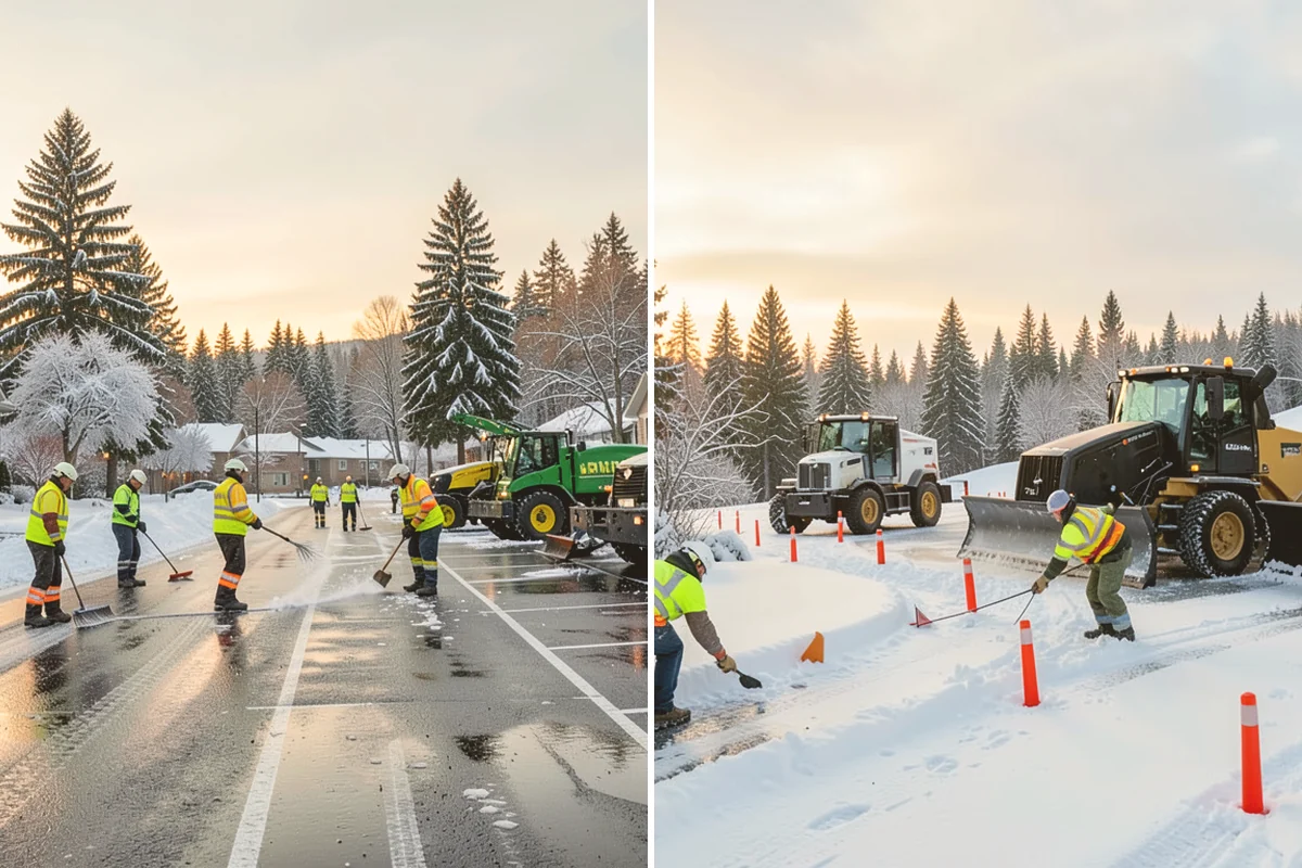 Snow Event Inspections in Milton, King County, WA - Define the routes and points to inspect