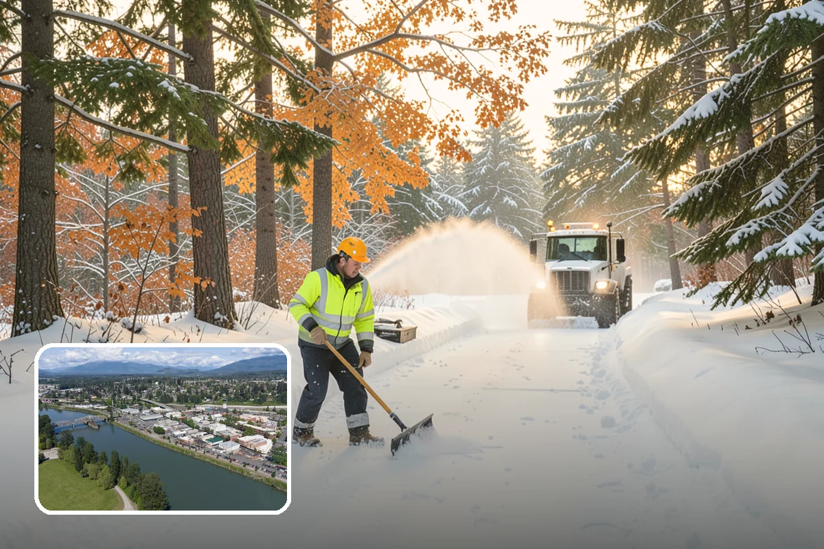 Snow Event Inspections in Mount Vernon, Skagit County, WA - Confirms clearing met the required standard